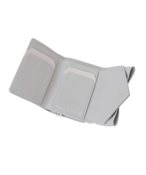 Maison de FLEUR(メゾンドフルール)の「ベルトリボンミニウォレット(財布・レディース・ブラック/ピンク/サックスブルー・FREE)」の15枚目の写真