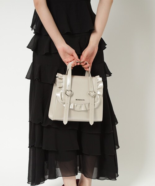 Ober Tashe（オーバータッシェ）の「フリル×ハート2WAYショルダーバッグ（ショルダーバッグ・レディース・パープル系/ブラック・FREE）」の18枚目の写真
