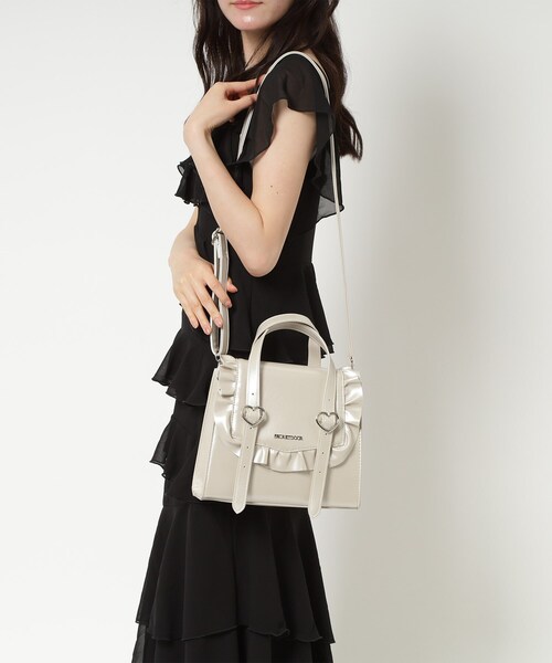 Ober Tashe（オーバータッシェ）の「フリル×ハート2WAYショルダーバッグ（ショルダーバッグ・レディース・パープル系/ブラック・FREE）」の20枚目の写真
