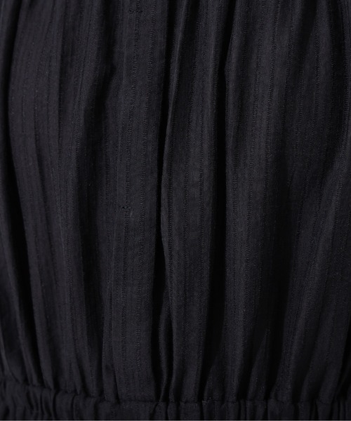 N.(N. Natural Beauty Basic)(エヌエヌナチュラルビューティーベーシック)の「フレンチスリーブギャザーワンピース(ワンピース・レディース・ブラック/ブルー/グリーン・MEDIUM)」の18枚目の写真