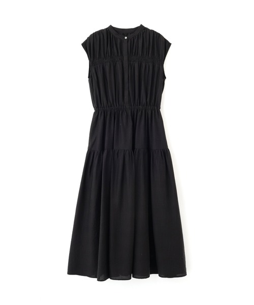 N.(N. Natural Beauty Basic)(エヌエヌナチュラルビューティーベーシック)の「フレンチスリーブギャザーワンピース(ワンピース・レディース・ブラック/ブルー/グリーン・MEDIUM)」の16枚目の写真