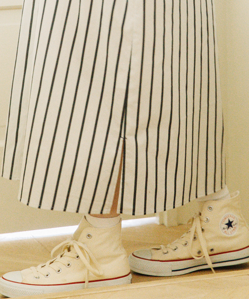 POU DOU DOU（プードゥドゥ）の「ストライプアウトポケットシャツワンピース（ワンピース・レディース・アイボリー/ベージュ/ブルー・M）」の18枚目の写真