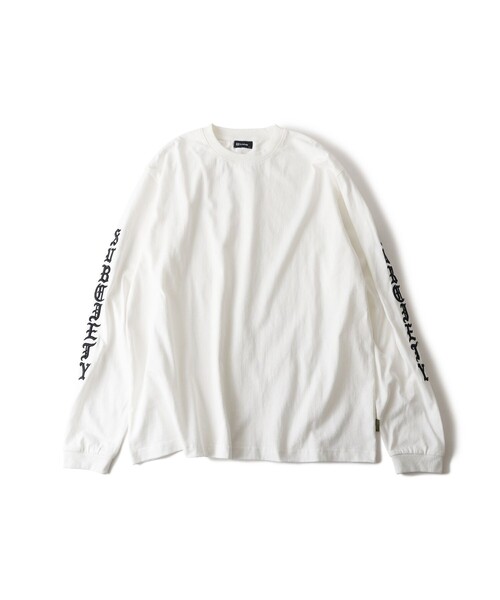 Subciety(サブサエティ)の「Sleeve embroidery tee(Tシャツ/カットソー・メンズ・ホワイト/オレンジ/イエロー/ブラック・X-LARGE/LARGE/MEDIUM/SMALL)」の22枚目の写真
