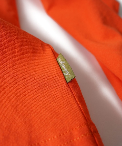 Subciety（サブサエティ）の「Sleeve embroidery tee（Tシャツ/カットソー・メンズ・ホワイト/オレンジ/イエロー/ブラック・X-LARGE/LARGE/MEDIUM/SMALL）」の10枚目の写真