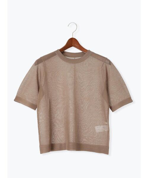 Te chichi(テチチ)の「Levita14Gハーフスリーブプルオーバー(ニット/セーター・レディース・オフホワイト/ブラウン/グレー/ブラック・F)」の20枚目の写真