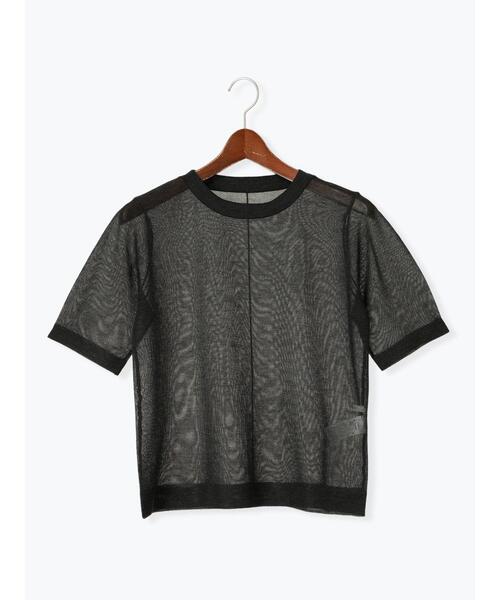 Te chichi(テチチ)の「Levita14Gハーフスリーブプルオーバー(ニット/セーター・レディース・オフホワイト/ブラウン/グレー/ブラック・F)」の21枚目の写真