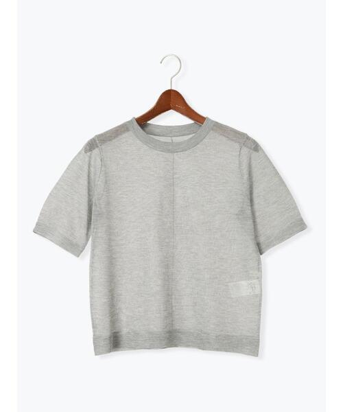 Te chichi(テチチ)の「Levita14Gハーフスリーブプルオーバー(ニット/セーター・レディース・オフホワイト/ブラウン/グレー/ブラック・F)」の22枚目の写真