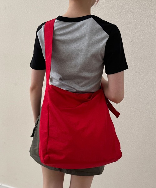 NOLITA LABORATORY（ノリータラボラトリー）の「【 NOLITA / ノリータ 】パスケース付き ナイロン シンプル プレーン ショルダーバッグ（ショルダーバッグ・メンズ・アイボリー/ブラック/グレイッシュベージュ/レッド・FREE）」の12枚目の写真