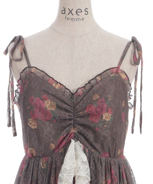 axes femme ブーケレースキャミチュニック♡ ブーケレースキャミチュニック（チュニック）｜axes femme