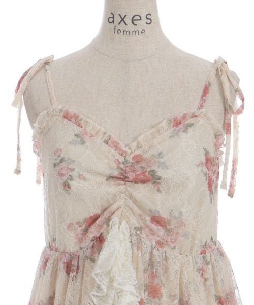 axes femme ブーケレースキャミチュニック♡ ブーケレースキャミチュニック | レディース服・レディース