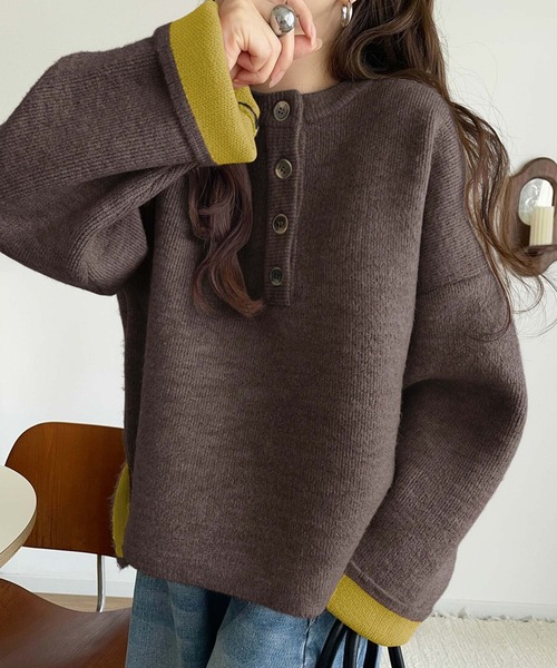 セール】自然な華奢見え。さりげない配色でこなれ感を演出♪ダブル