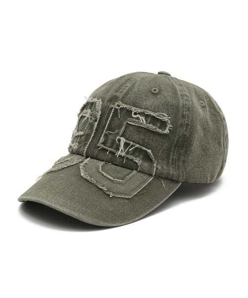 WEGO（ウィゴー）の「WEGO/ナンバリングアップリケキャップ（キャップ・レディース・ブラック/ブルー系1・FREE）」の9枚目の写真