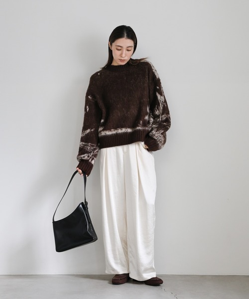 ニュアンスジャガードニット（ニット/セーター）｜select MOCA