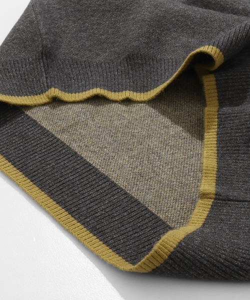 KRIFF MAYER（クリフメイヤー）の「【Unisex･チクチクしない】もちのびニット (ラビット)（ニット/セーター・メンズ・カーキ/グレー/チャコール/ベージュ・LARGE/MEDIUM/X-LARGE）」の12枚目の写真