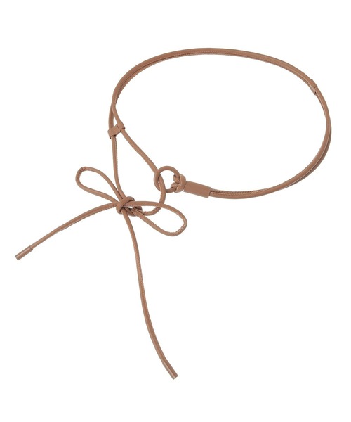 earth music&ecology（アースミュージックアンドエコロジー）の「ロープリングベルト（ベルト・レディース・ブラック/キャメル/ブラウン・FREE）」の12枚目の写真