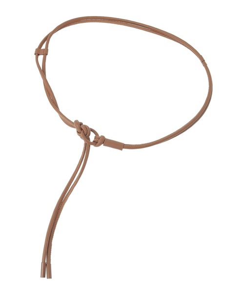 earth music&ecology（アースミュージックアンドエコロジー）の「ロープリングベルト（ベルト・レディース・ブラック/キャメル/ブラウン・FREE）」の15枚目の写真