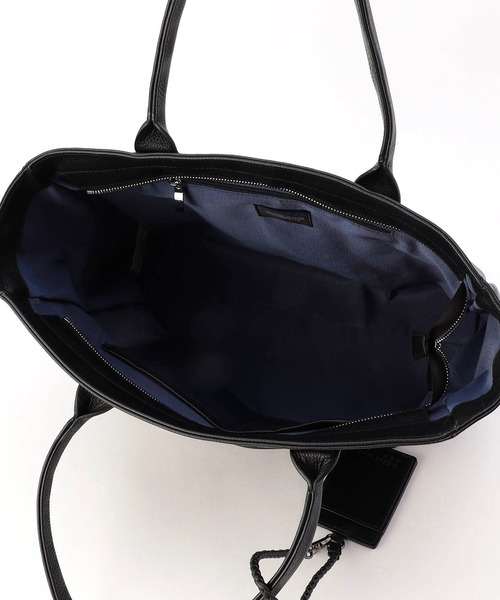 NICOLE CLUB FOR MEN(ニコルクラブフォーメン)の「シュリンクレザー2WAYトートバッグ(トートバッグ・メンズ・ブラック・FREE)」の15枚目の写真