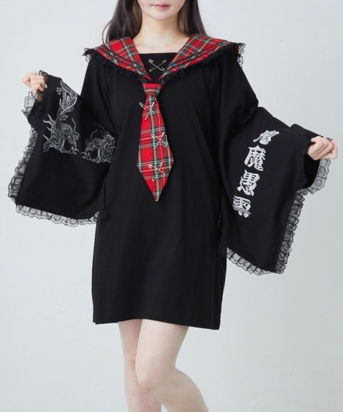 Jamie エーエヌケー（ジェイミーエーエヌケー）の「KIMONO特攻服TE（Tシャツ/カットソー・レディース・A/B・M）」の14枚目の写真
