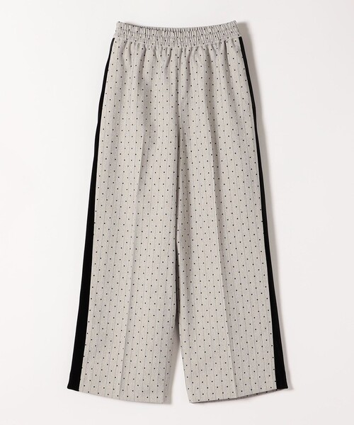 セール】quaranciel:〈洗濯機可能〉フロッキー ドット ストライプ