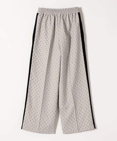 quaranciel(カランシエル)の「quaranciel:〈洗濯機可能〉フロッキー ドット ストライプ ライン イージー パンツ(その他パンツ・レディース・ライトグレー/チャコールグレー・36/38/40)」の13枚目の写真