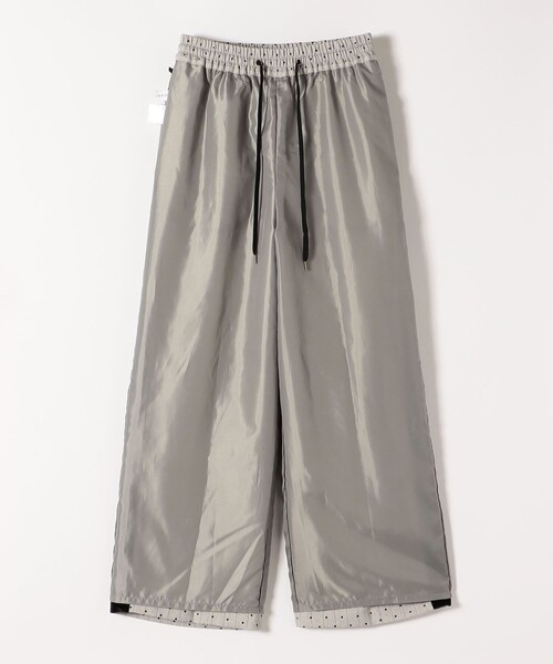 quaranciel(カランシエル)の「quaranciel:〈洗濯機可能〉フロッキー ドット ストライプ ライン イージー パンツ(その他パンツ・レディース・ライトグレー/チャコールグレー・36/38/40)」の19枚目の写真