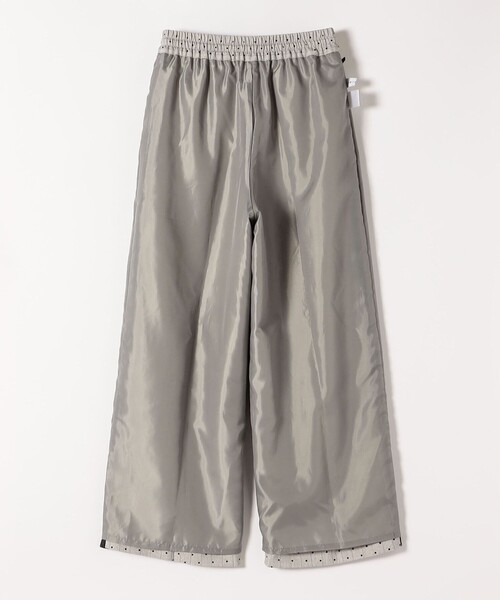 quaranciel(カランシエル)の「quaranciel:〈洗濯機可能〉フロッキー ドット ストライプ ライン イージー パンツ(その他パンツ・レディース・ライトグレー/チャコールグレー・36/38/40)」の20枚目の写真