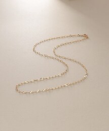 COCOSHNIK（ココシュニック）の「K10ハーフプレスクリップ ネックレス（ネックレス）」