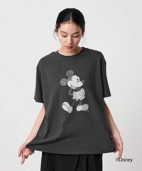 AMERICANA(アメリカーナ)の「<Americana>Disney/プリントTシャツ(Tシャツ/カットソー・レディース・ブラック/ホワイト・FREE)」の2枚目の写真