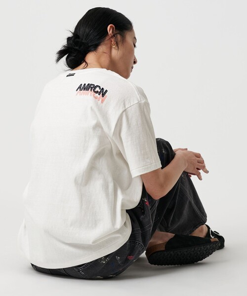 AMERICANA(アメリカーナ)の「<Americana>Disney/プリントTシャツ(Tシャツ/カットソー・レディース・ブラック/ホワイト・FREE)」の4枚目の写真