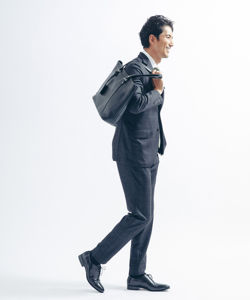 alfredoBANNISTER（アルフレッドバニスター）の「セミスクエアトゥ ホールカットシューズ（ドレスシューズ・メンズ・ブラック/ダークブラウン/キャメル・44/40/41/42/43/45/39）」の4枚目の写真