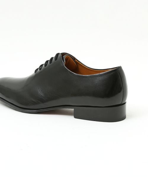 alfredoBANNISTER（アルフレッドバニスター）の「セミスクエアトゥ ホールカットシューズ（ドレスシューズ・メンズ・ブラック/ダークブラウン/キャメル・44/40/41/42/43/45/39）」の9枚目の写真