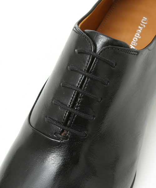 alfredoBANNISTER（アルフレッドバニスター）の「セミスクエアトゥ ホールカットシューズ（ドレスシューズ・メンズ・ブラック/ダークブラウン/キャメル・44/40/41/42/43/45/39）」の11枚目の写真