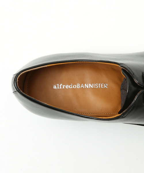 alfredoBANNISTER（アルフレッドバニスター）の「セミスクエアトゥ ホールカットシューズ（ドレスシューズ・メンズ・ブラック/ダークブラウン/キャメル・44/40/41/42/43/45/39）」の16枚目の写真
