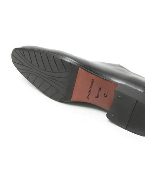 alfredoBANNISTER（アルフレッドバニスター）の「セミスクエアトゥ ホールカットシューズ（ドレスシューズ・メンズ・ブラック/ダークブラウン/キャメル・44/40/41/42/43/45/39）」の17枚目の写真