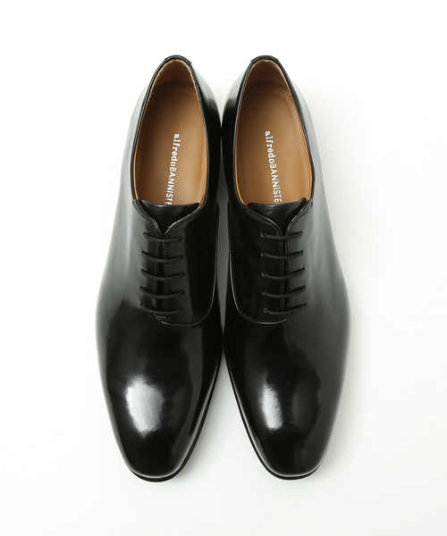 alfredoBANNISTER（アルフレッドバニスター）の「セミスクエアトゥ ホールカットシューズ（ドレスシューズ・メンズ・ブラック/ダークブラウン/キャメル・44/40/41/42/43/45/39）」の19枚目の写真