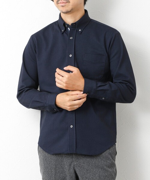 NOLLEY’S(ノーリーズ)の「《ビジカジ対応》【ALBINI】吸水速乾テープBD 25AW(シャツ/ブラウス・メンズ・ホワイト/ブルー系その他/ブラック系その他/ネイビー・L/XL/S/M)」の18枚目の写真