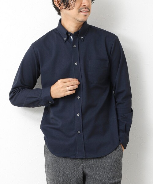 NOLLEY’S(ノーリーズ)の「《ビジカジ対応》【ALBINI】吸水速乾テープBD 25AW(シャツ/ブラウス・メンズ・ホワイト/ブルー系その他/ブラック系その他/ネイビー・L/XL/S/M)」の19枚目の写真