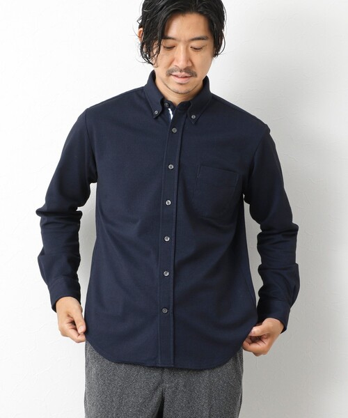 NOLLEY’S(ノーリーズ)の「《ビジカジ対応》【ALBINI】吸水速乾テープBD 25AW(シャツ/ブラウス・メンズ・ホワイト/ブルー系その他/ブラック系その他/ネイビー・L/XL/S/M)」の20枚目の写真