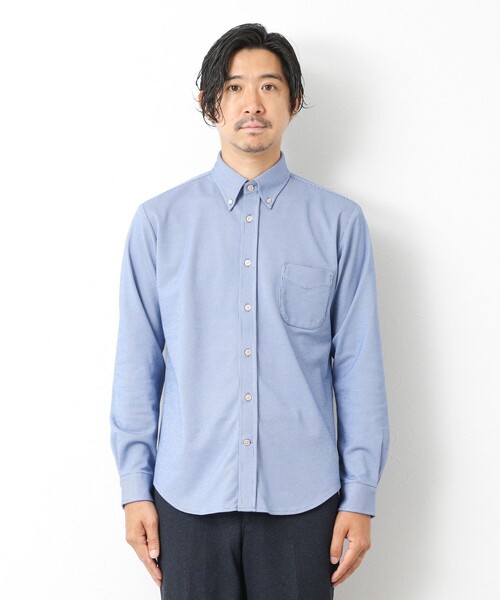 NOLLEY’S(ノーリーズ)の「《ビジカジ対応》【ALBINI】吸水速乾テープBD 25AW(シャツ/ブラウス・メンズ・ホワイト/ブルー系その他/ブラック系その他/ネイビー・L/XL/S/M)」の6枚目の写真