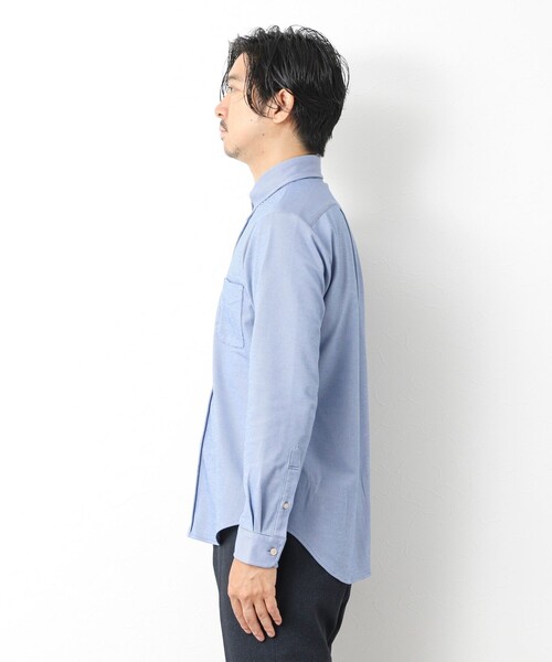 NOLLEY’S(ノーリーズ)の「《ビジカジ対応》【ALBINI】吸水速乾テープBD 25AW(シャツ/ブラウス・メンズ・ホワイト/ブルー系その他/ブラック系その他/ネイビー・L/XL/S/M)」の7枚目の写真