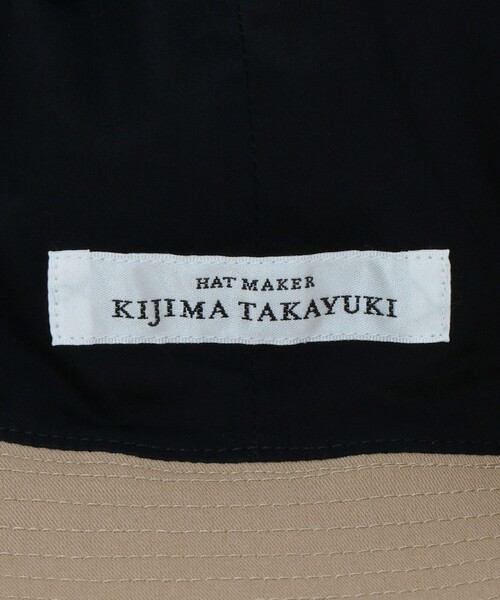 KIJIMA TAKAYUKI（キジマ　タカユキ）の「＜KIJIMA TAKAYUKI＞COTTON GABA 6PANEL HAT/コットンギャバジン 6パネル キャップ（ハット・メンズ・ブラック/ベージュ・3/2）」の11枚目の写真