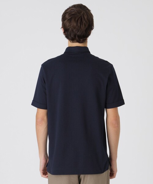 【新品】ブラックレーベル　ブリティッシュコーギーワッペンポロシャツ　サイズL セール】【一部店舗限定】ブリティッシュコーギーワッペンポロシャツ