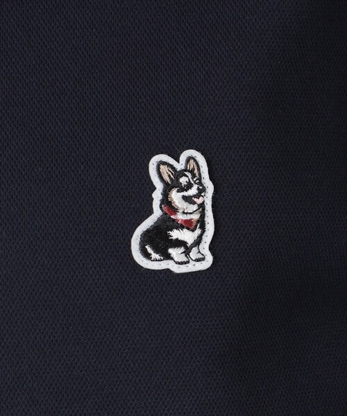 セール】【一部店舗限定】ブリティッシュコーギーワッペンポロシャツ