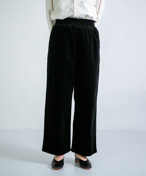 D.M.G.（ドミンゴ）の「[D.M.G. / ディーエムジー] サッカーコーデュロイ プルオントラウザー（その他パンツ・レディース・アイボリー/ブラック/テラコッタ・S/M）」の2枚目の写真