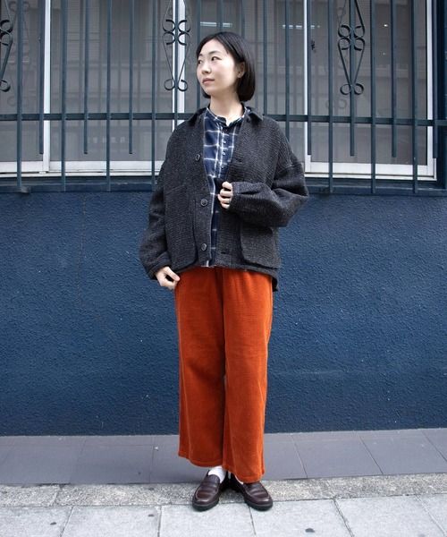 D.M.G.（ドミンゴ）の「[D.M.G. / ディーエムジー] サッカーコーデュロイ プルオントラウザー（その他パンツ・レディース・アイボリー/ブラック/テラコッタ・S/M）」の13枚目の写真