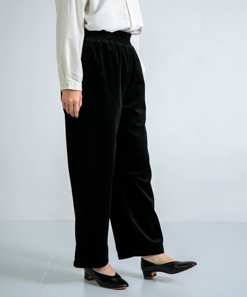 D.M.G.（ドミンゴ）の「[D.M.G. / ディーエムジー] サッカーコーデュロイ プルオントラウザー（その他パンツ・レディース・アイボリー/ブラック/テラコッタ・S/M）」の4枚目の写真