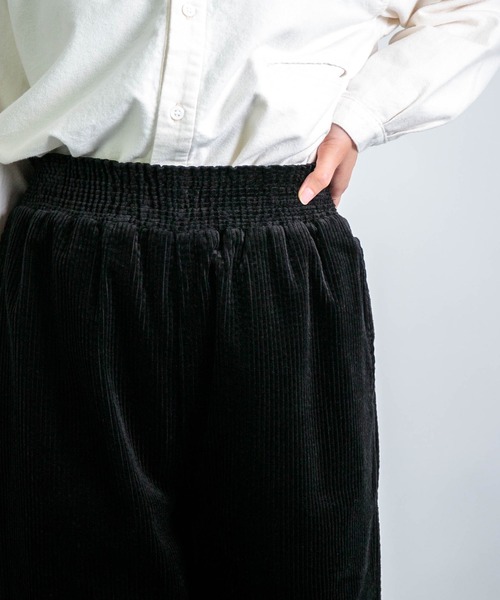 D.M.G.（ドミンゴ）の「[D.M.G. / ディーエムジー] サッカーコーデュロイ プルオントラウザー（その他パンツ・レディース・アイボリー/ブラック/テラコッタ・S/M）」の9枚目の写真