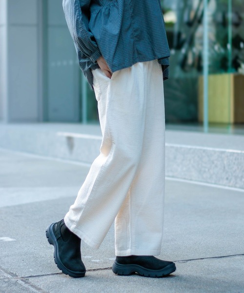 D.M.G.（ドミンゴ）の「[D.M.G. / ディーエムジー] サッカーコーデュロイ プルオントラウザー（その他パンツ・レディース・アイボリー/ブラック/テラコッタ・S/M）」の22枚目の写真