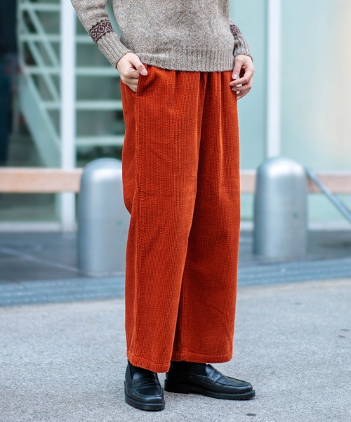 D.M.G.（ドミンゴ）の「[D.M.G. / ディーエムジー] サッカーコーデュロイ プルオントラウザー（その他パンツ・レディース・アイボリー/ブラック/テラコッタ・S/M）」の15枚目の写真