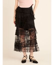 FURFUR | ティアードレーススカート(スカート)